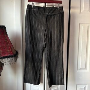 Dalia Black Pants with Pink Waistband Accent